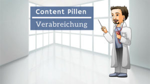 Socialmedia Doktors Content Pillen - Verabreichung