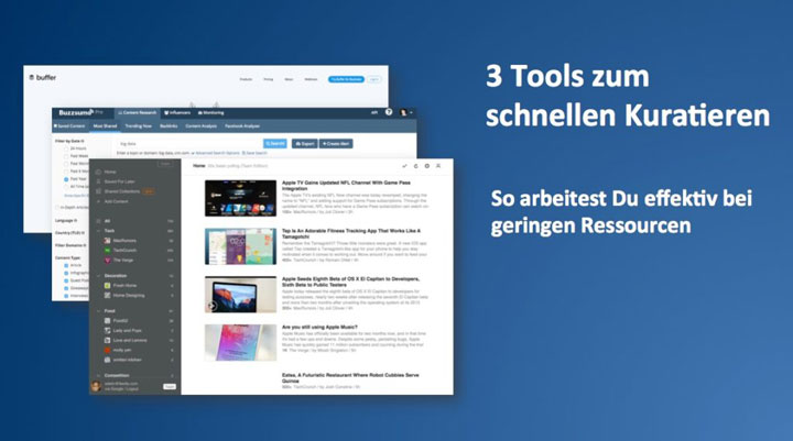 3 Tools zum schnellen Kuratieren